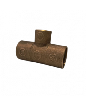 TEE SO SO SO 3/4"x3/4"x1/2" ITALBRASS