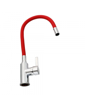 MONOM.LAVAPLATO CUELLO FLEX ROJO